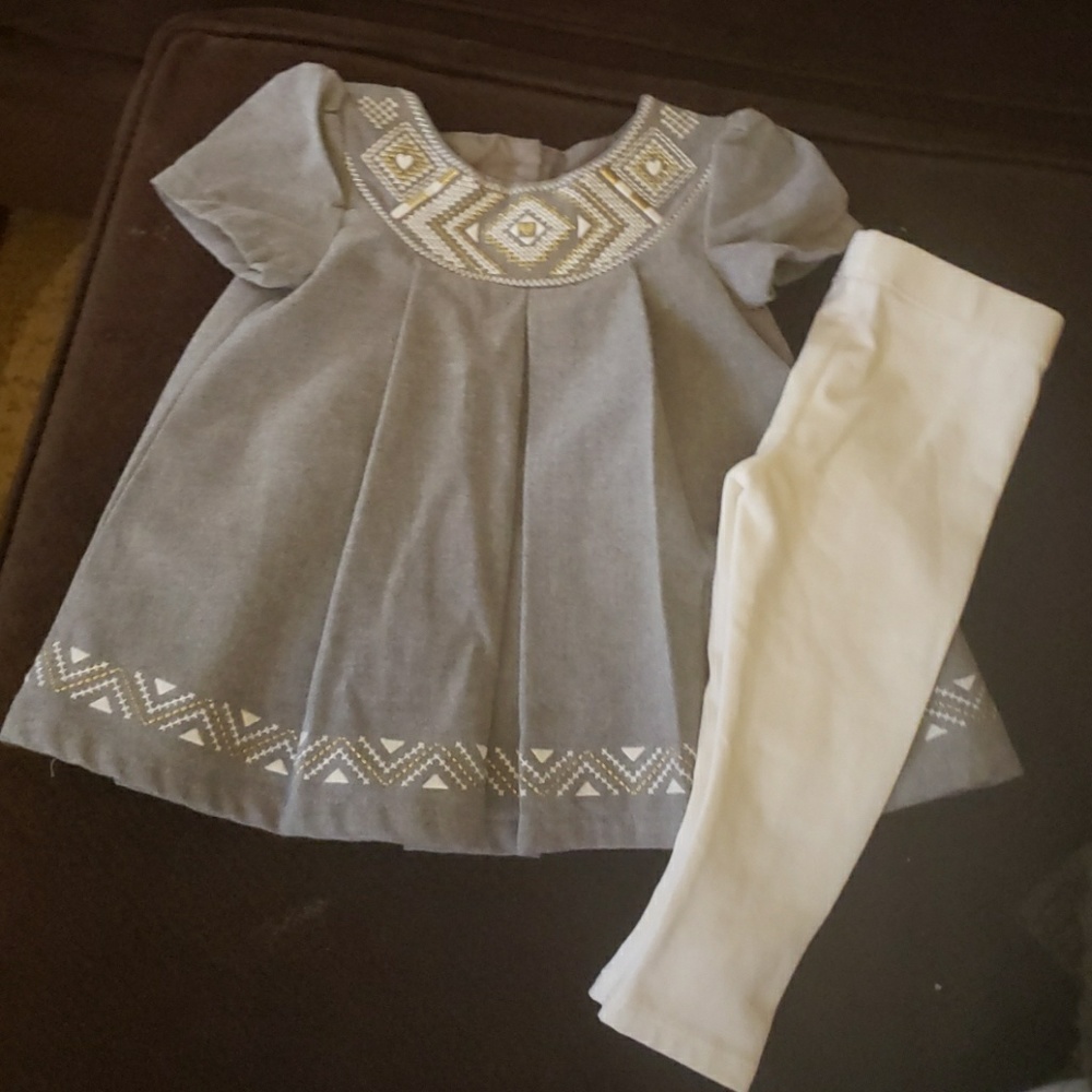 Taheri baby dress with leggings